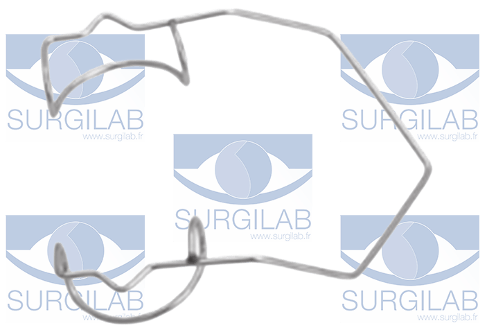 GRANDON-BARRAQUER wire speculum, 15 mm blades
