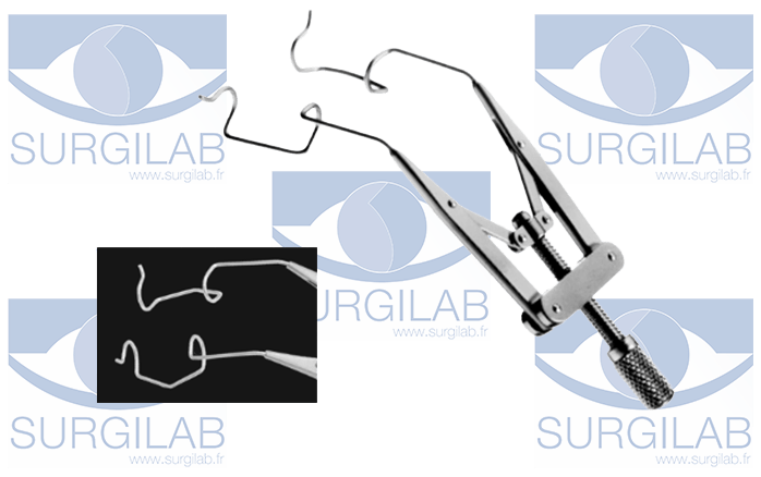 LIEBERMAN speculum, V-wire 15 mm blade     