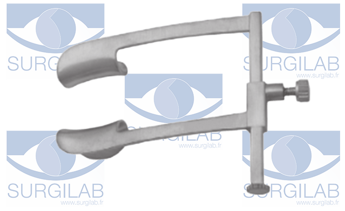 COOK eye speculum, LG # 3 solid 
