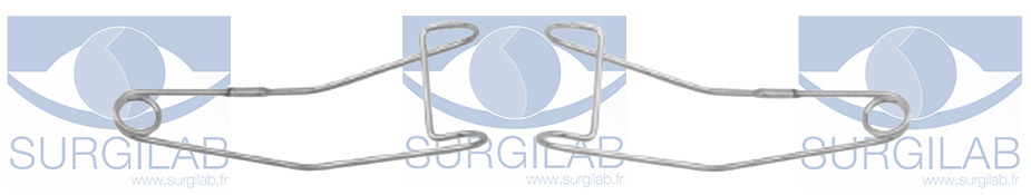 JAFFE wire lid retractor pair, 13 mm SM